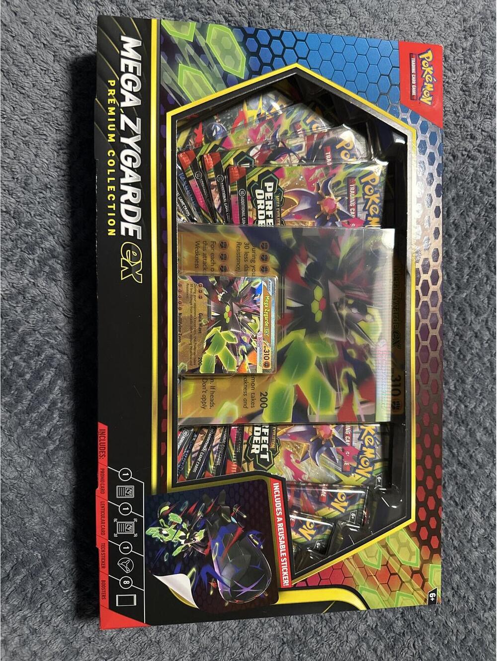 Mega Zygarde EX Premium Collection Pokémon Trading Card Game Box